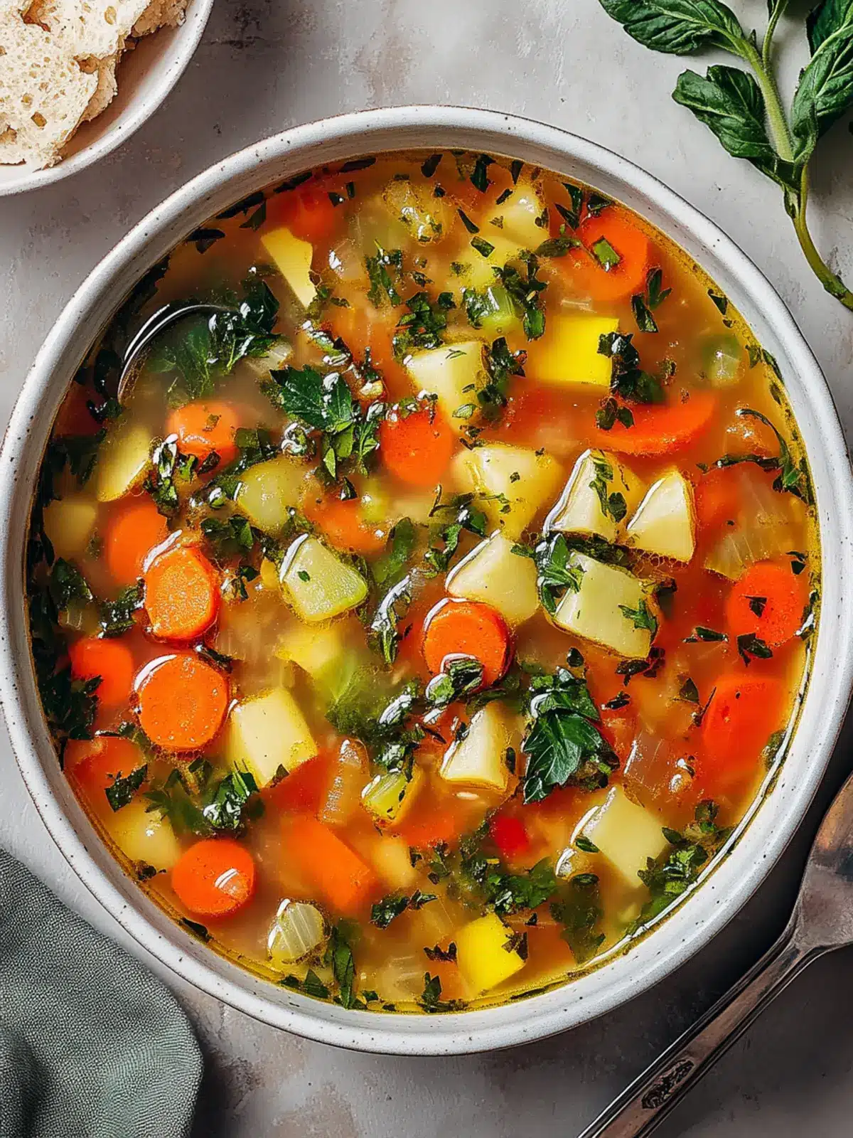 Vibrant Vegetable Soup: A Cozy Bowl of Goodness 2 Vegetable Soup