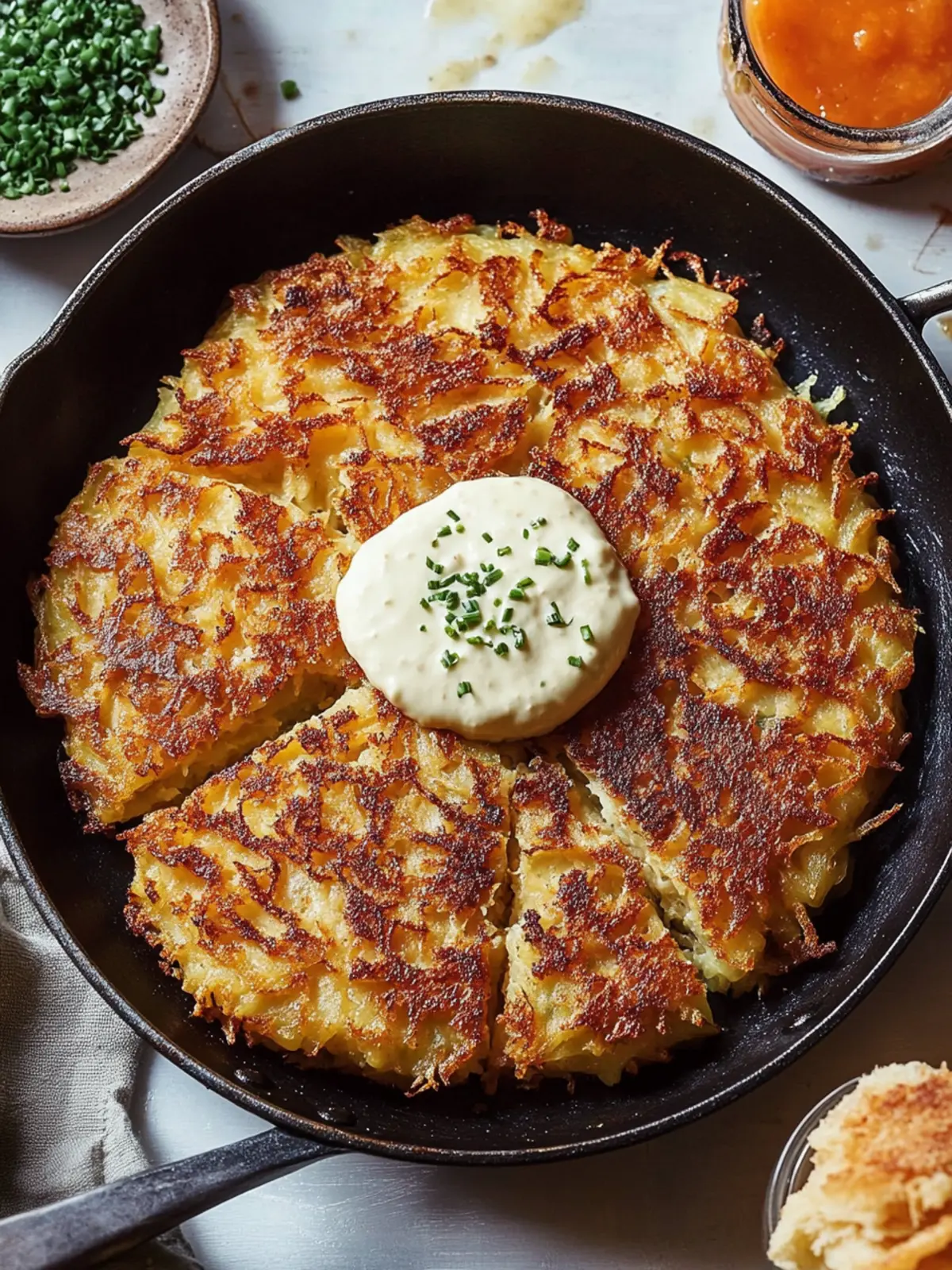 Giant Skillet Latke