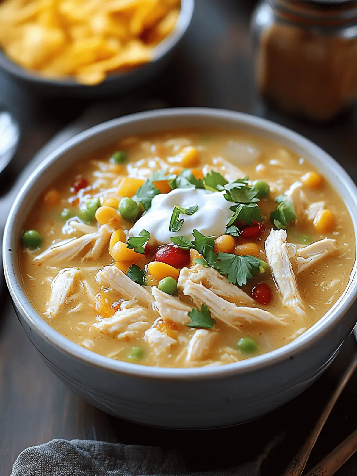 Crockpot White Chicken Chili Recipe for Cozy Weeknight Dinners 4 Crockpot White Chicken Chili Recipe