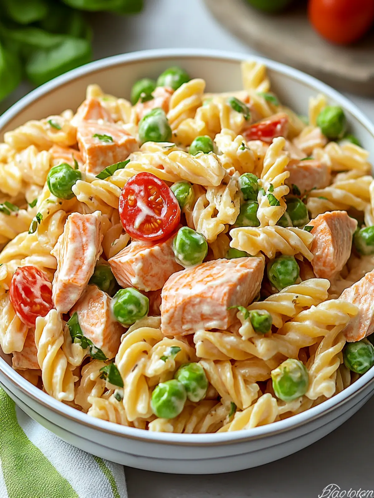 Delicious Cold Salmon Pasta Salad That's a Healthy Breeze 5 Cold Salmon Pasta Salad