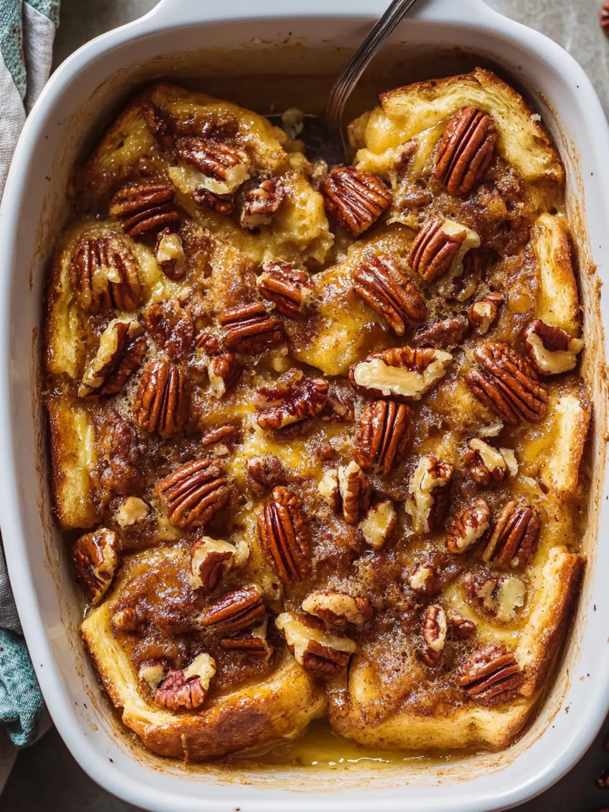 Sweet & Simple Pecan Pie French Toast Casserole Delight 2 Pecan Pie French Toast Casserole