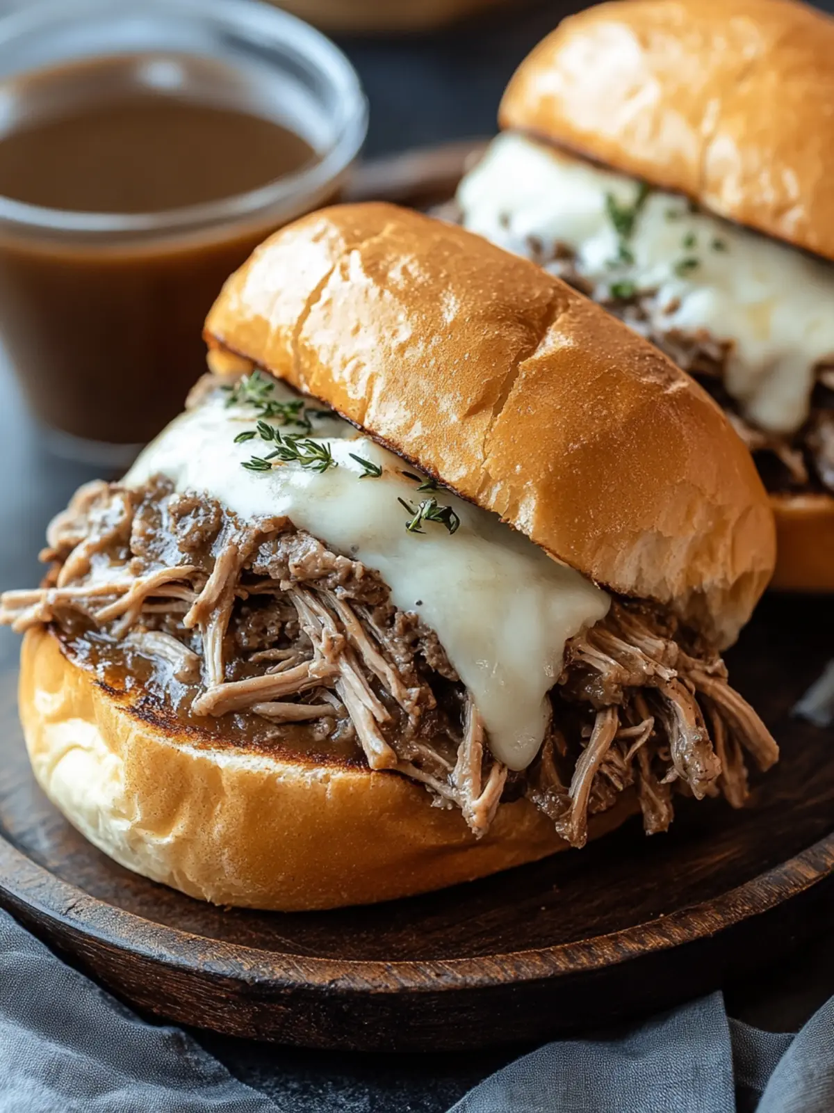Hearty Crockpot French Dip Sandwiches for Effortless Comfort 3 Crockpot French Dip Sandwiches