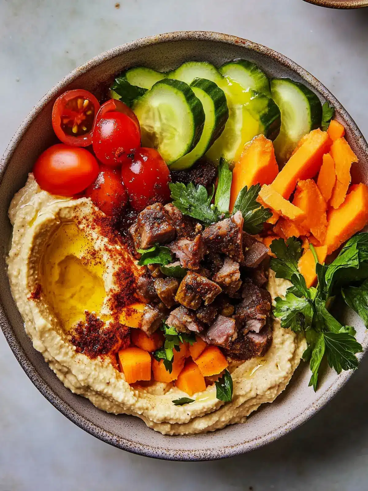 Hummus Bowl With Spiced Lamb: A Flavorful Weeknight Delight 5 Hummus Bowl With Spiced Lamb
