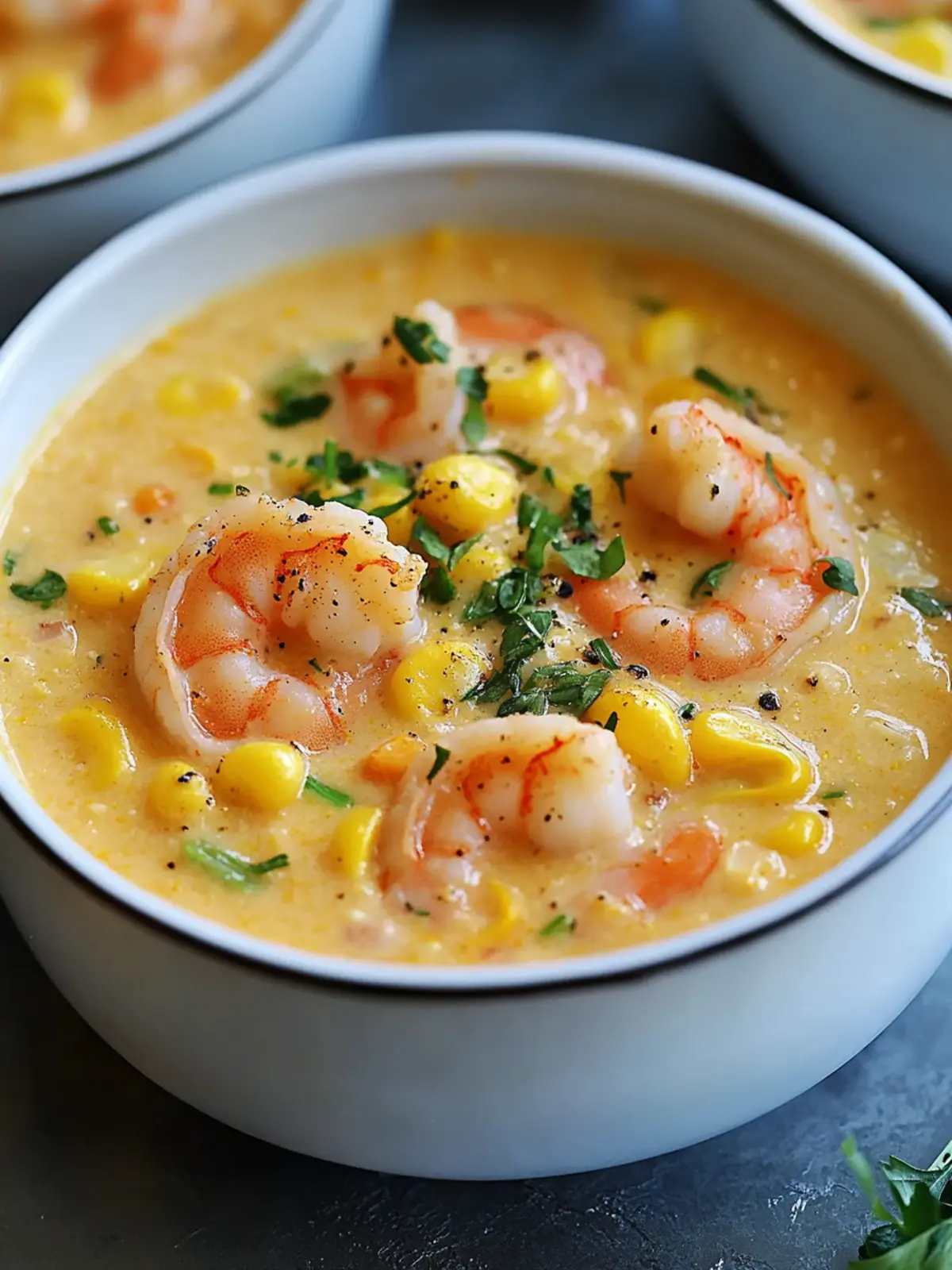 Delicious Shrimp and Corn Bisque: Warm Up with Cajun Comfort 4 Shrimp and Corn Bisque