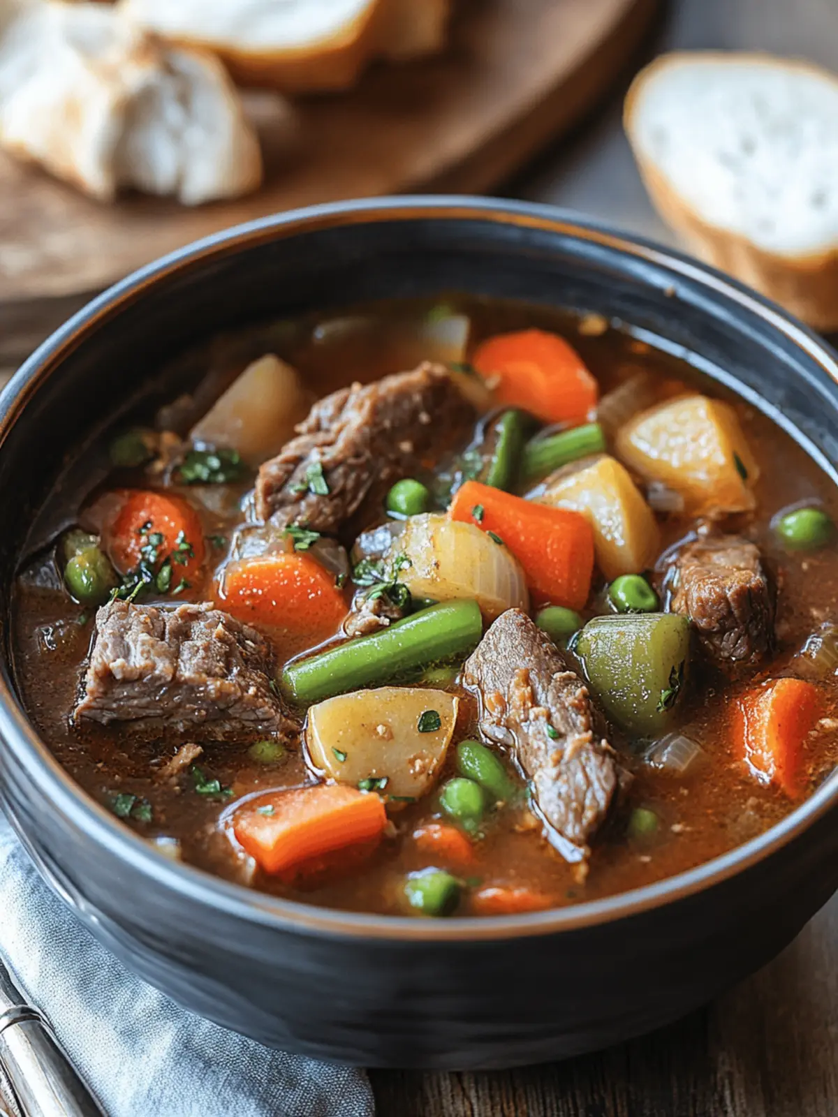 Hearty Beef and Vegetable Soup for Cozy Family Nights 3 Hearty Beef and Vegetable Soup