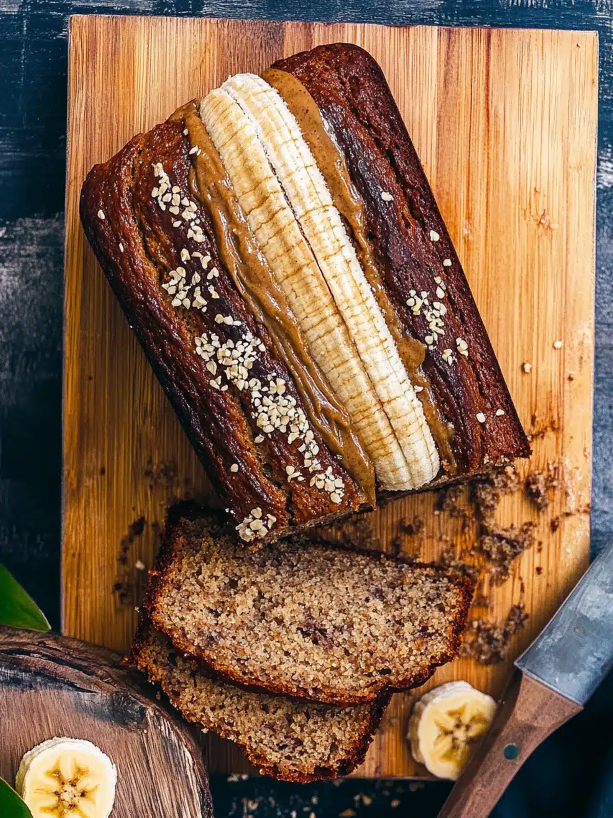 Delicious Vegan Tahini Banana Bread That's Totally Guilt-Free 4 Vegan tahini banana bread