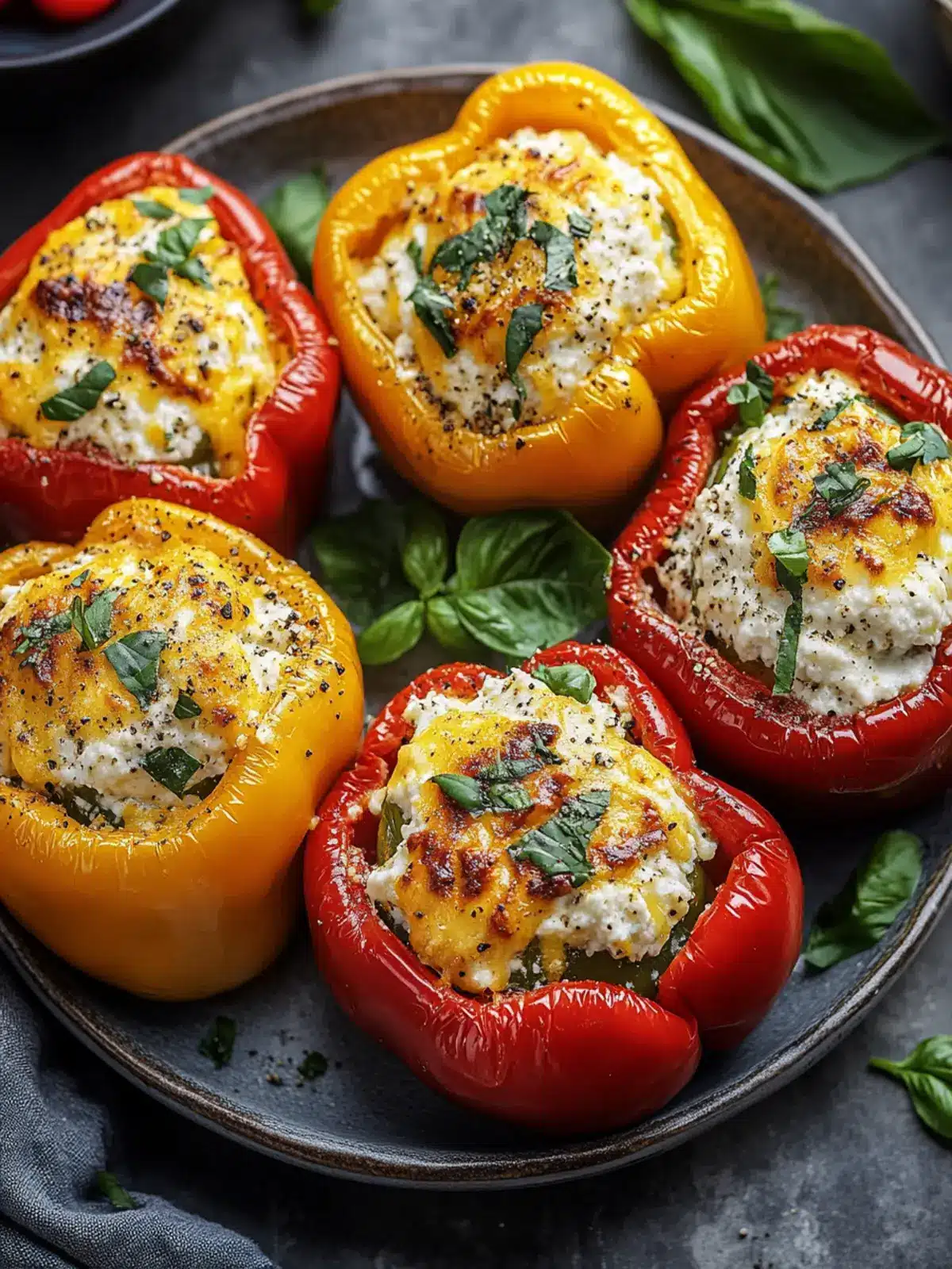 Ricotta Stuffed Peppers: A Creamy, Healthy Delight to Savor 4 Ricotta Stuffed Peppers