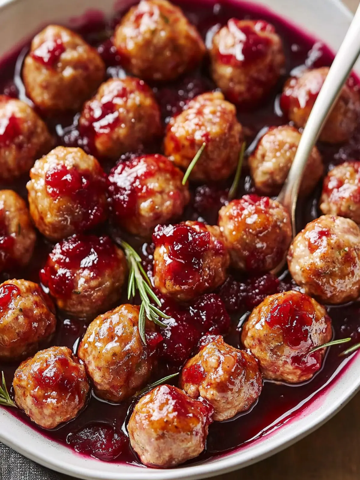 Cranberry-Glazed Turkey Meatballs for a Cozy Family Feast 5 Cranberry-Glazed Turkey Meatballs