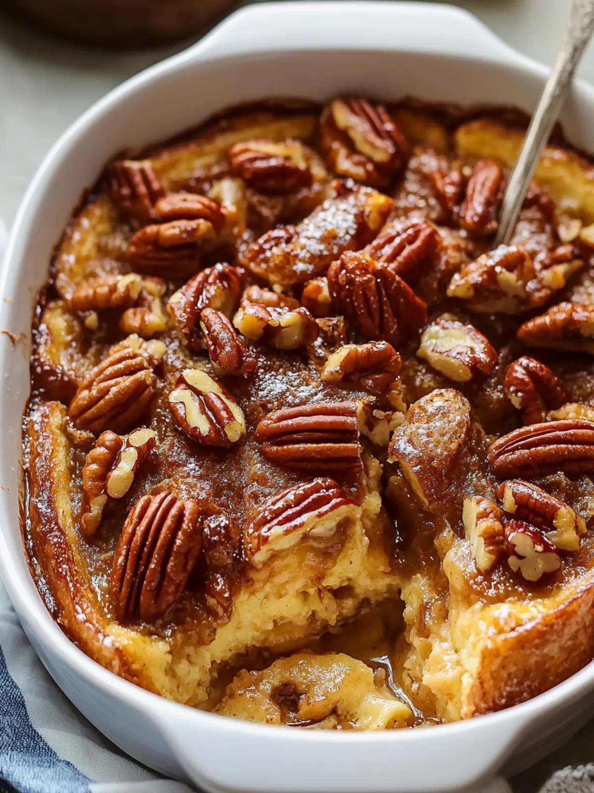 Sweet & Simple Pecan Pie French Toast Casserole Delight 4 Pecan Pie French Toast Casserole