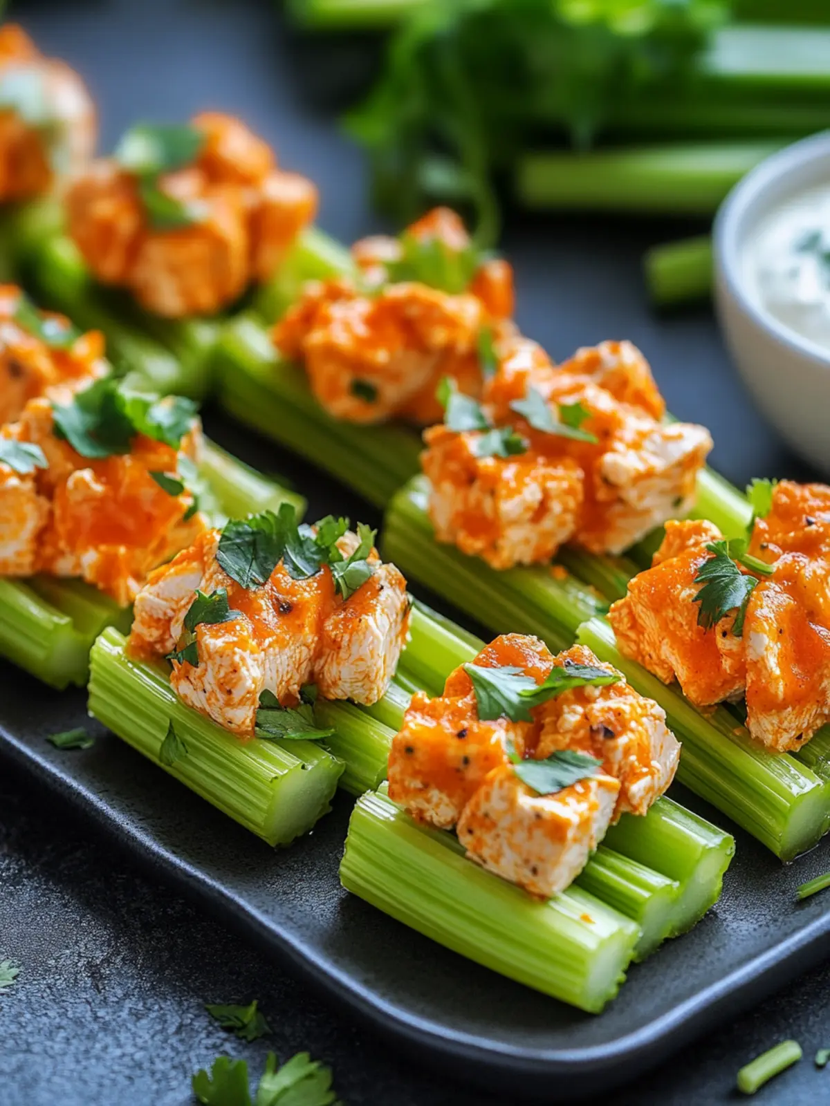 Buffalo Chicken Celery Bites: Your New Favorite Guilt-Free Snack 5 Buffalo Chicken Celery Bites