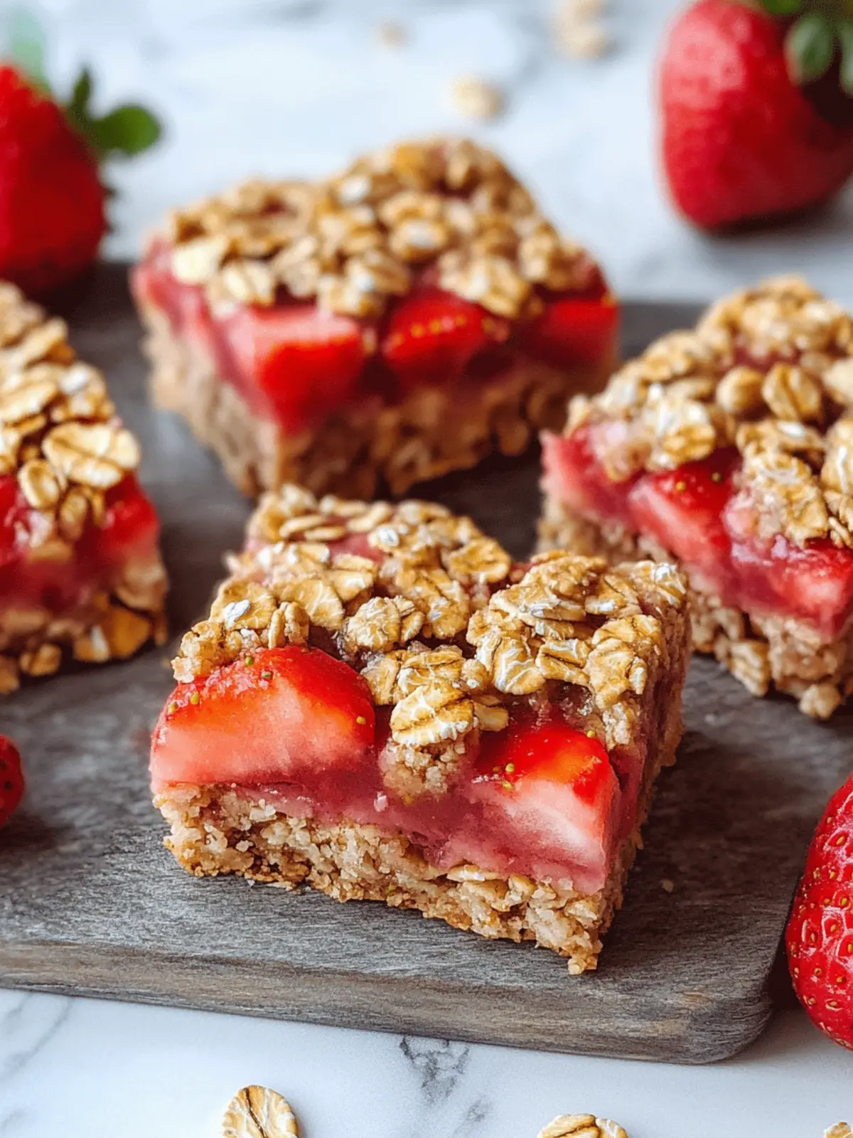 Delicious Healthy Strawberry Oatmeal Bars for Guilt-Free Snacking 5 Healthy Strawberry Oatmeal Bars