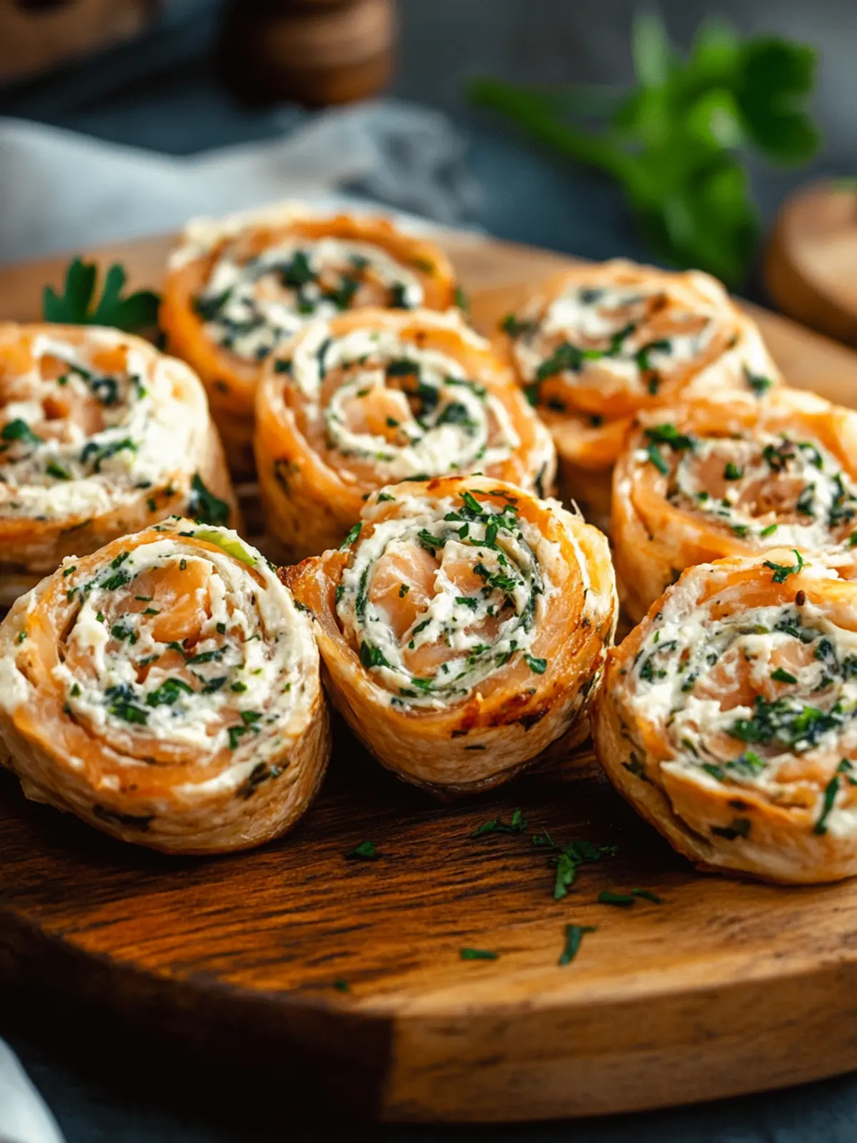 Stuffed Salmon Pinwheels: Quick Elegance for Your Dinner Table 4 Stuffed Salmon Pinwheels