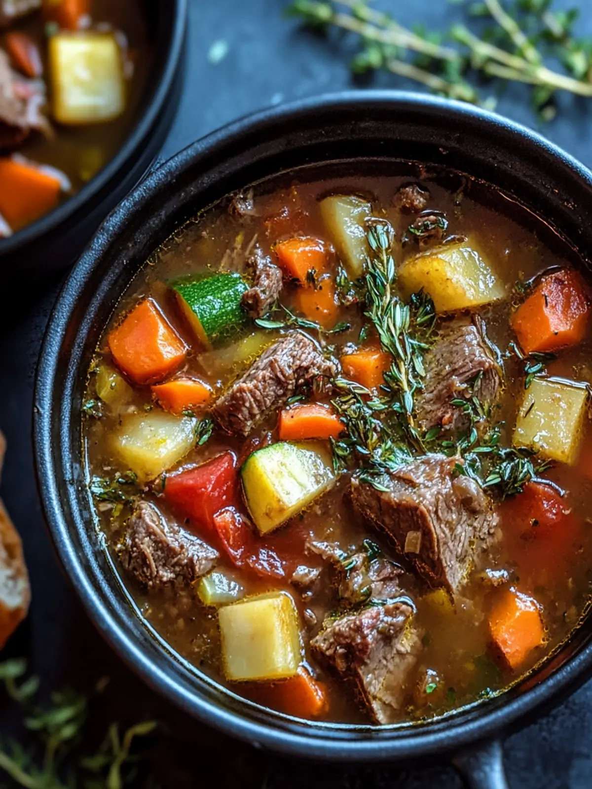 Warm Up with Hearty Braised Vegetable Beef Soup Tonight 2 Braised Vegetable Beef Soup