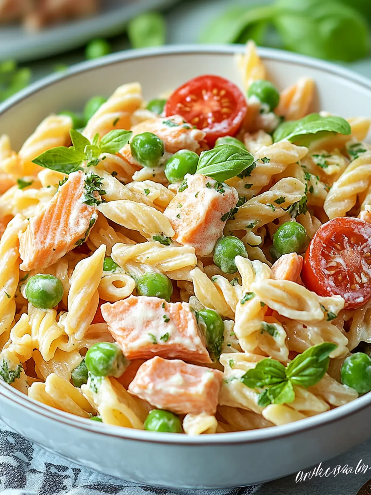 Delicious Cold Salmon Pasta Salad That's a Healthy Breeze 4 Cold Salmon Pasta Salad