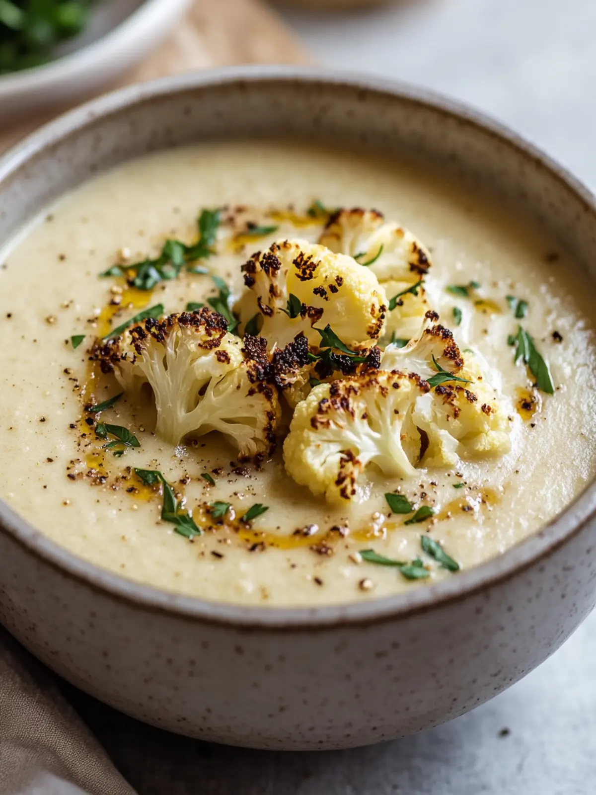 Creamy Roasted Cauliflower Soup – Warmth in Every Spoonful 5 Roasted Cauliflower Soup