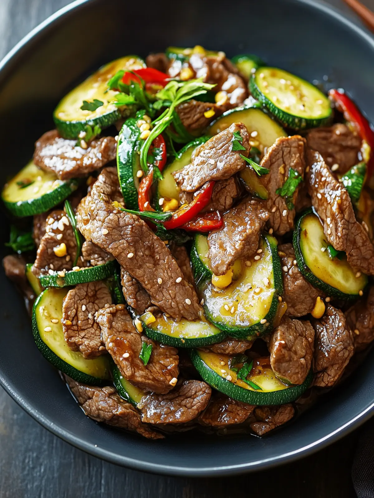 Beef & Zucchini Stir-Fry: A Quick, Healthy Dinner Delight 5 Beef & Zucchini Stir-Fry