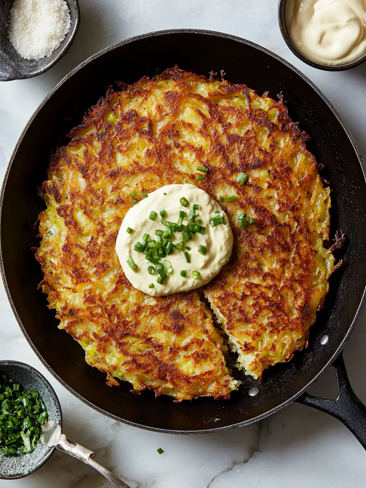 Giant Skillet Latke