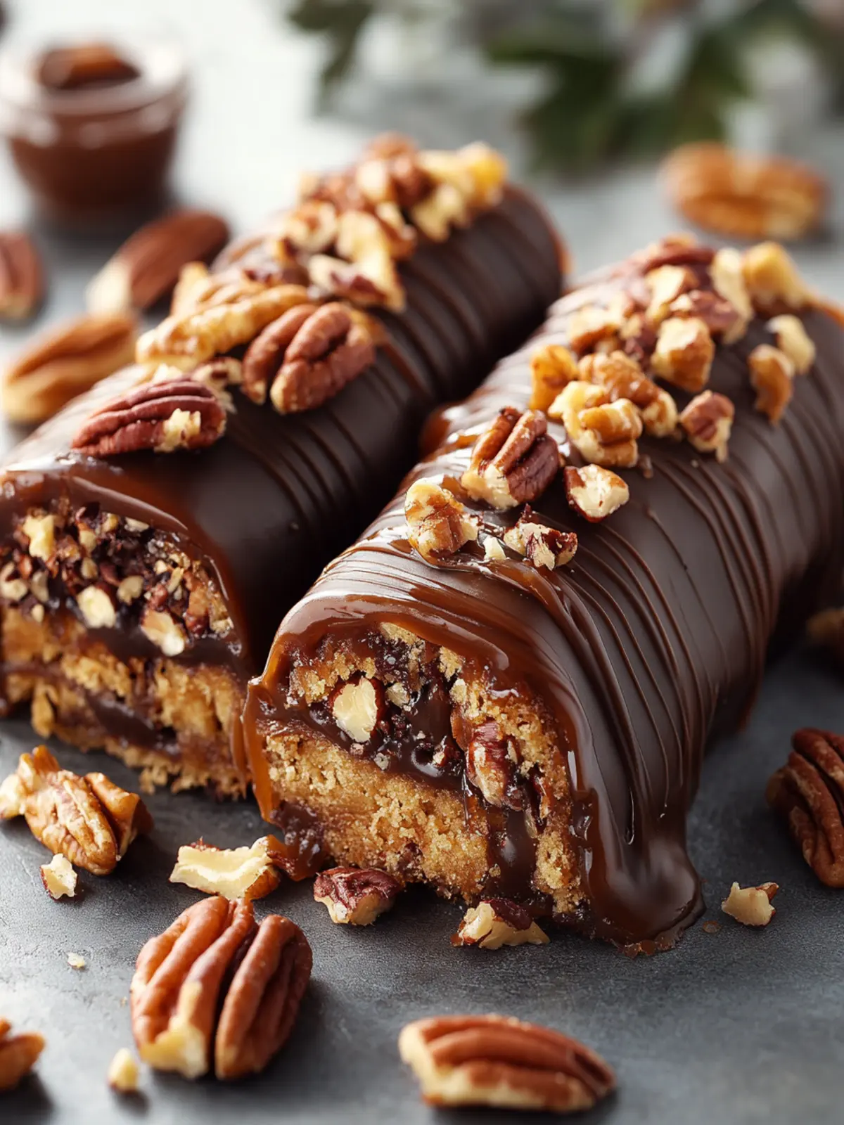 Decadent Caramel Pecan Logs: Your Festive Homemade Delight 5 Caramel Pecan Logs