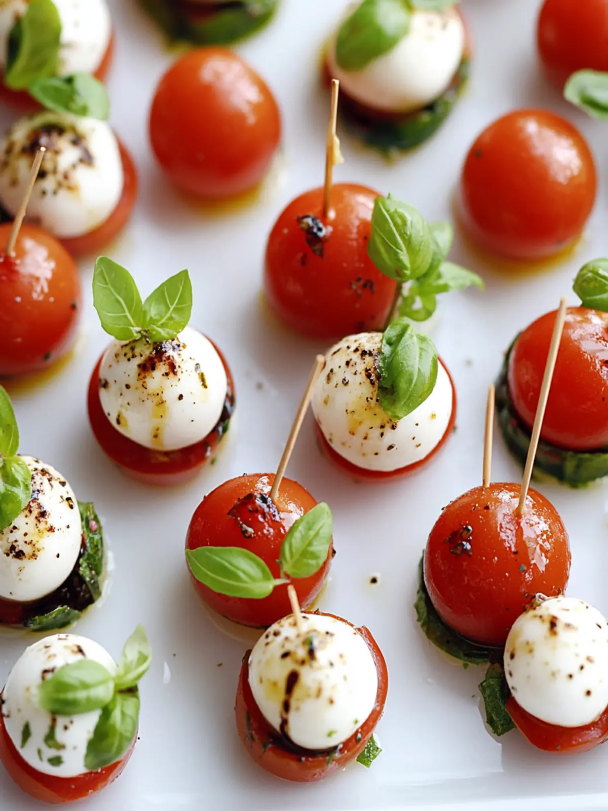 Easy Mini Caprese Bites for Delicious Gatherings 2 Mini Caprese Bites