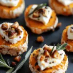 Savory Pumpkin Goat Cheese Bites for Cozy Fall Gatherings 4 Pumpkin Goat Cheese Bites
