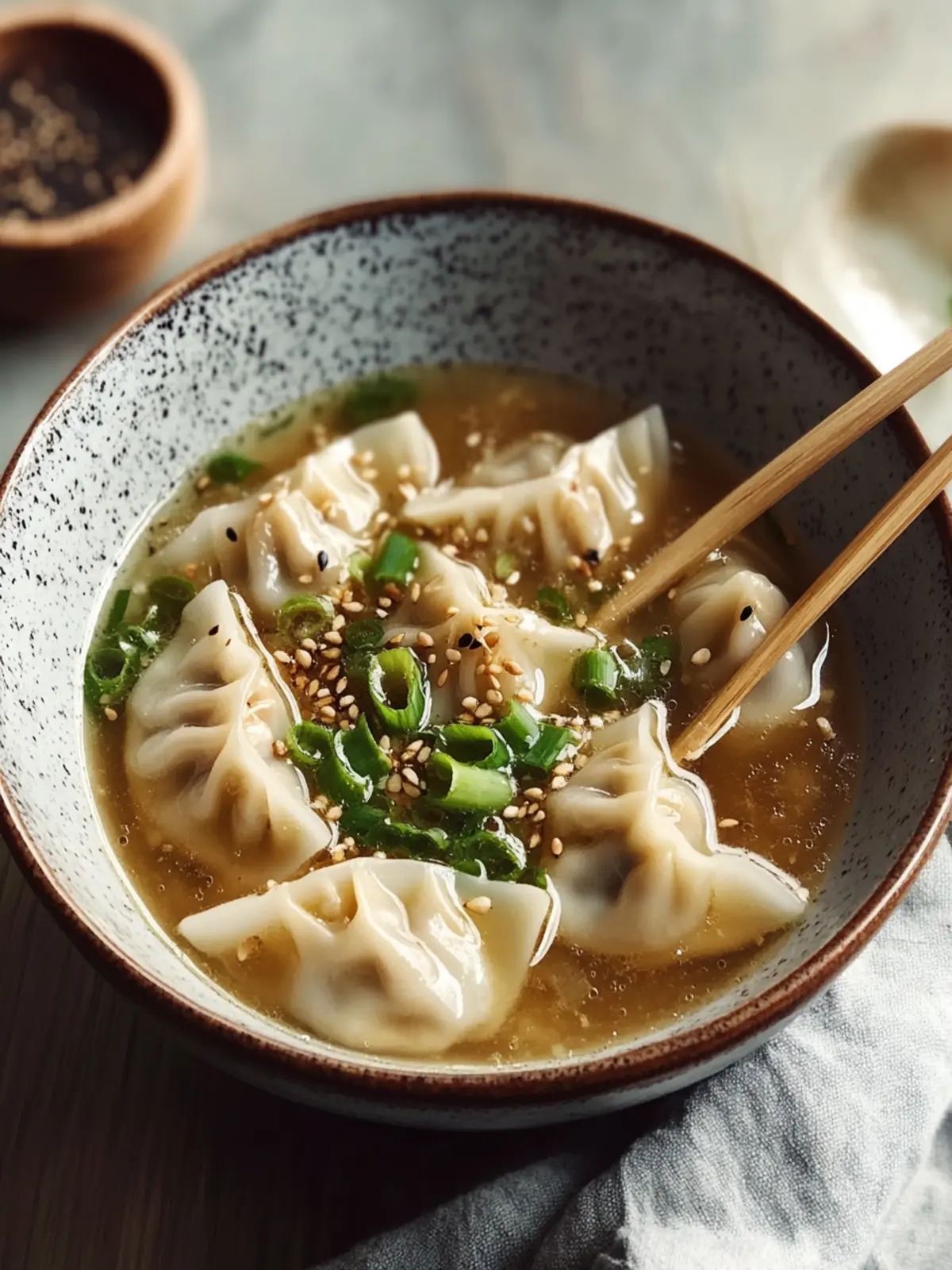 Savor Gyoza Soup for a Cozy Night In That Delights! 3 Gyoza Soup