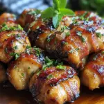 Savory Maple Glazed Bacon Chicken Bites You’ll Crave 2 Maple Glazed Bacon Chicken Bites