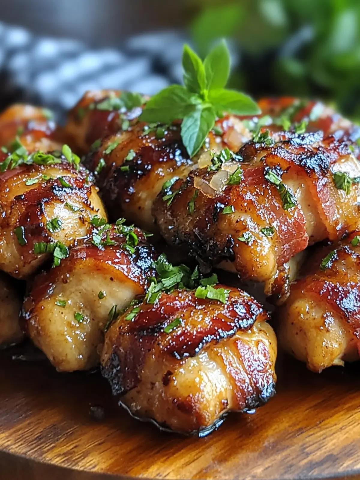 Savory Maple Glazed Bacon Chicken Bites You’ll Crave 5 Maple Glazed Bacon Chicken Bites