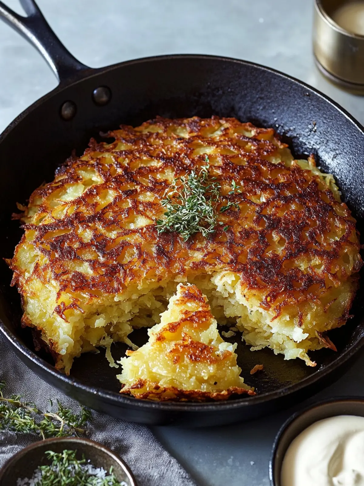 Giant Skillet Latke