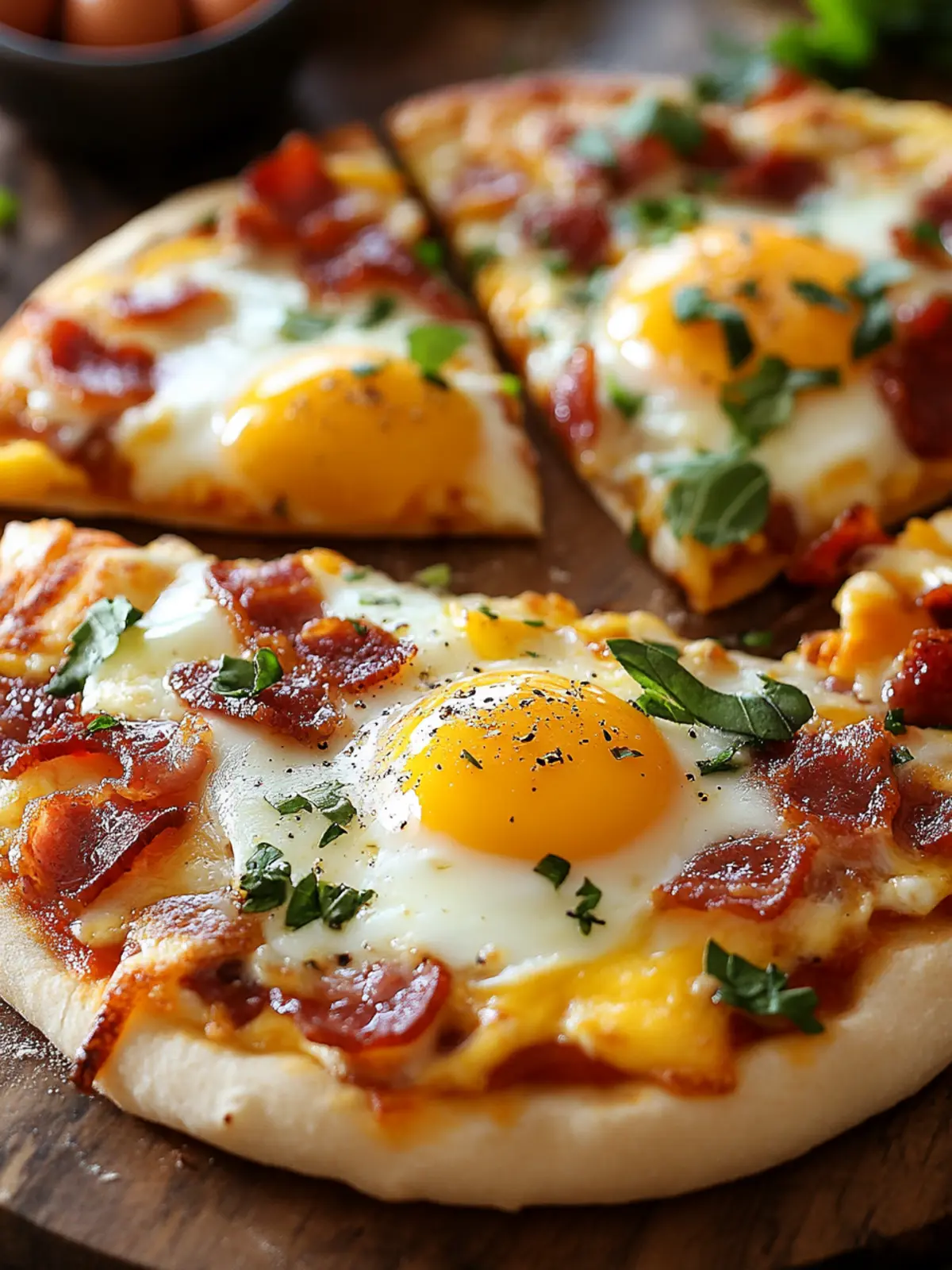 Bacon, Egg & Cheese Breakfast Pizzas for Weekend Bliss 5 Bacon, Egg & Cheese Breakfast Pizzas