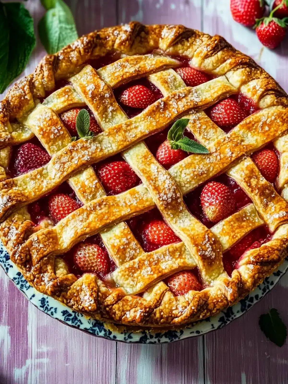 Irresistible Strawberry Rhubarb Pie with Sweet Orange Zest 2 Strawberry Rhubarb Pie