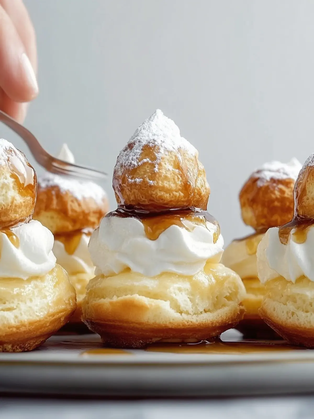 Easy Profiteroles: Indulgent Treats with Ice Cream Filling 4 Easy Profiteroles