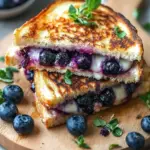 Delightful Crispy Blueberry Grilled Cheese for Cozy Brunches 5 Crispy Blueberry Grilled Cheese