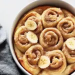 Soft Banana Bread Cinnamon Rolls with Creamy Glaze Delight 3 Banana Bread Cinnamon Rolls