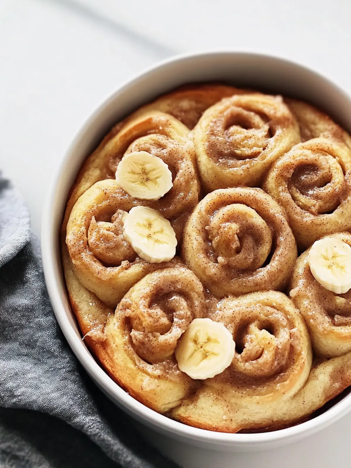 Soft Banana Bread Cinnamon Rolls with Creamy Glaze Delight 5 Banana Bread Cinnamon Rolls