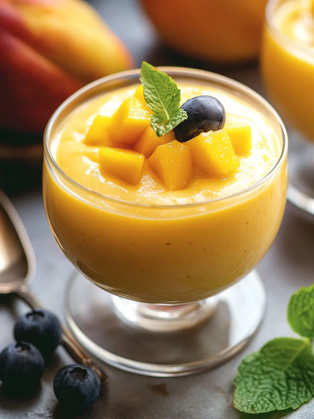 Delightful Creamy Mango Mousse (No Gelatin) You'll Love! 2 Creamy Mango Mousse (No Gelatin)
