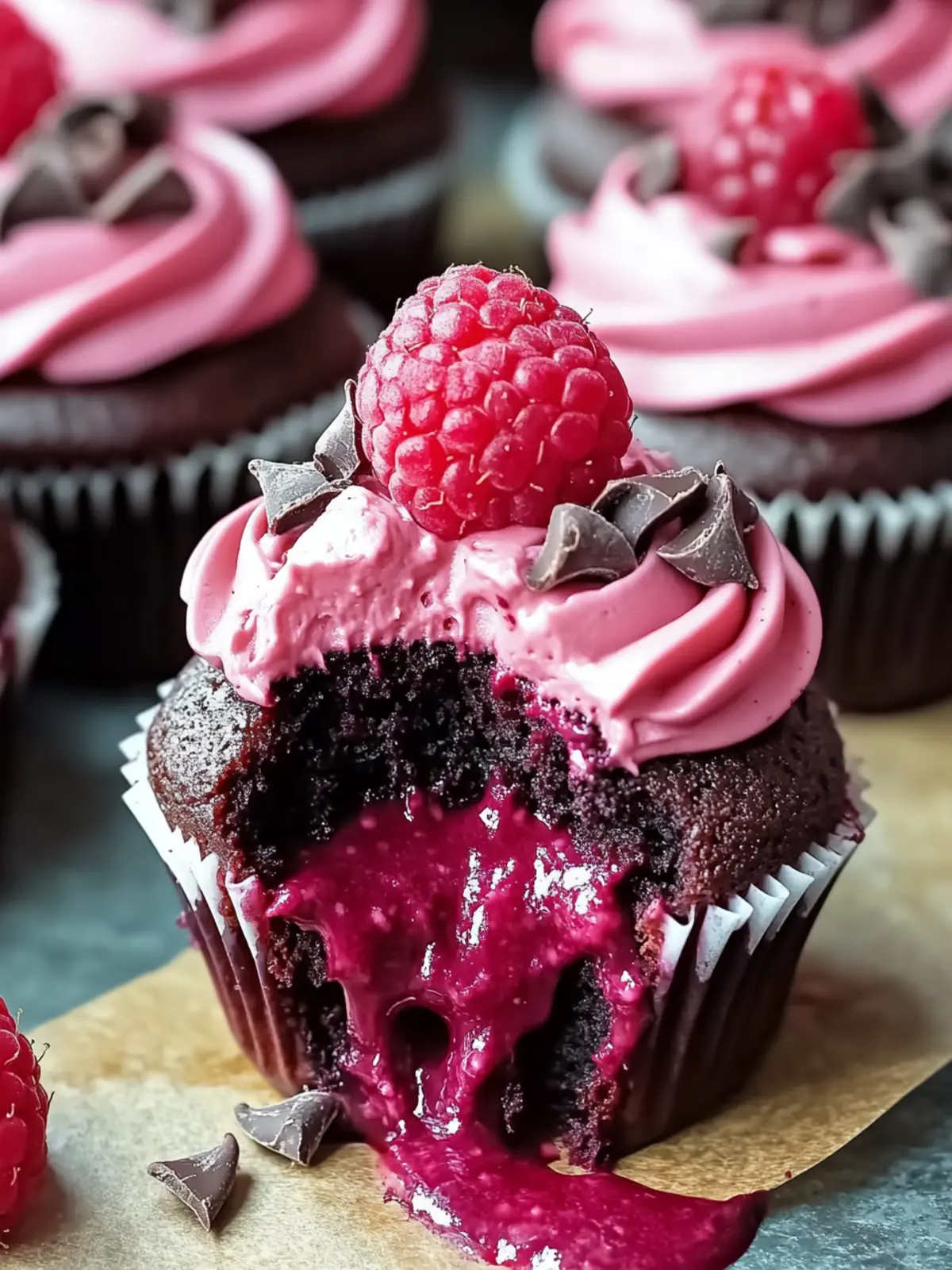 Decadent Raspberry Chocolate Lava Cupcakes You’ll Adore Tonight 2 Decadent Raspberry Chocolate Lava Cupcakes You’ll Adore