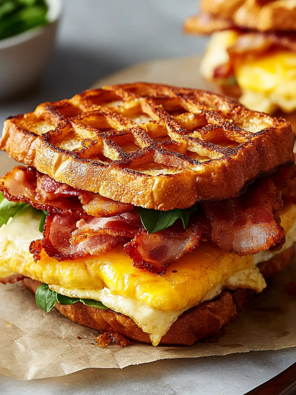 Bacon Weave Breakfast Sandwich: Your New Morning Obsession 2 Bacon Weave Breakfast Sandwich