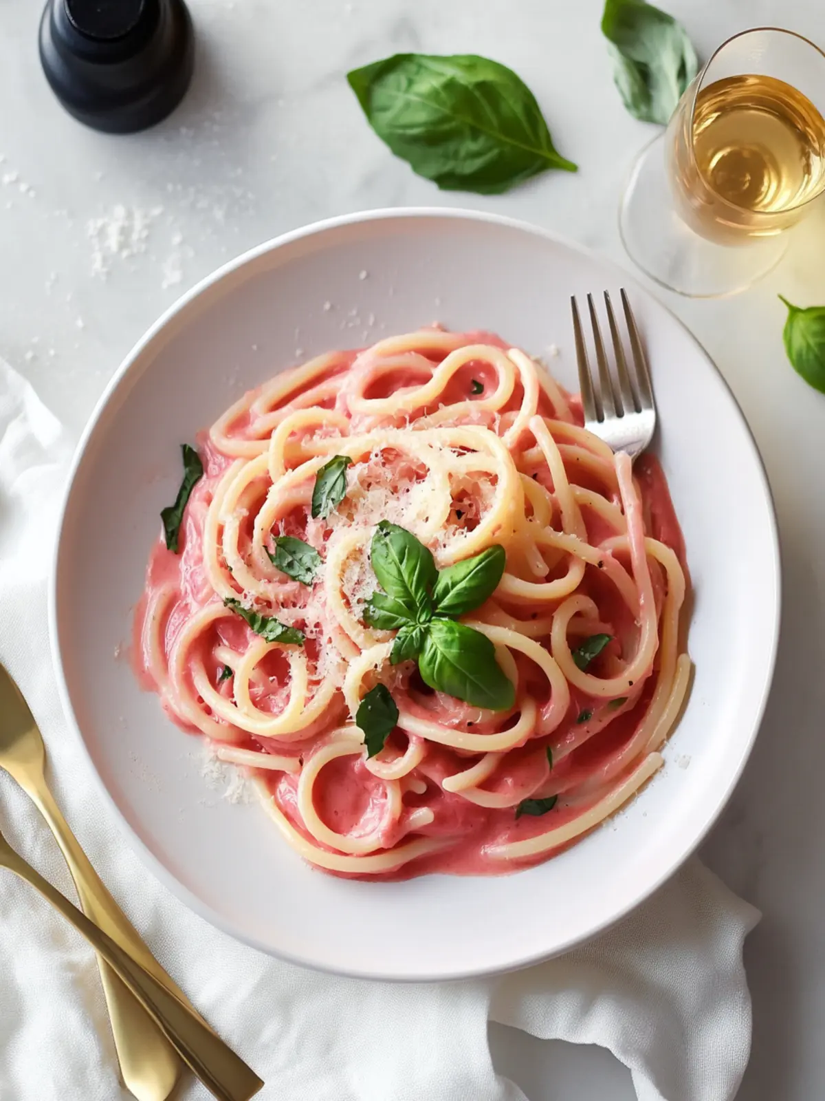 Delicious Pink Sauce Pasta: A Creamy Twist for Dinner Night 4 Pink Sauce Pasta