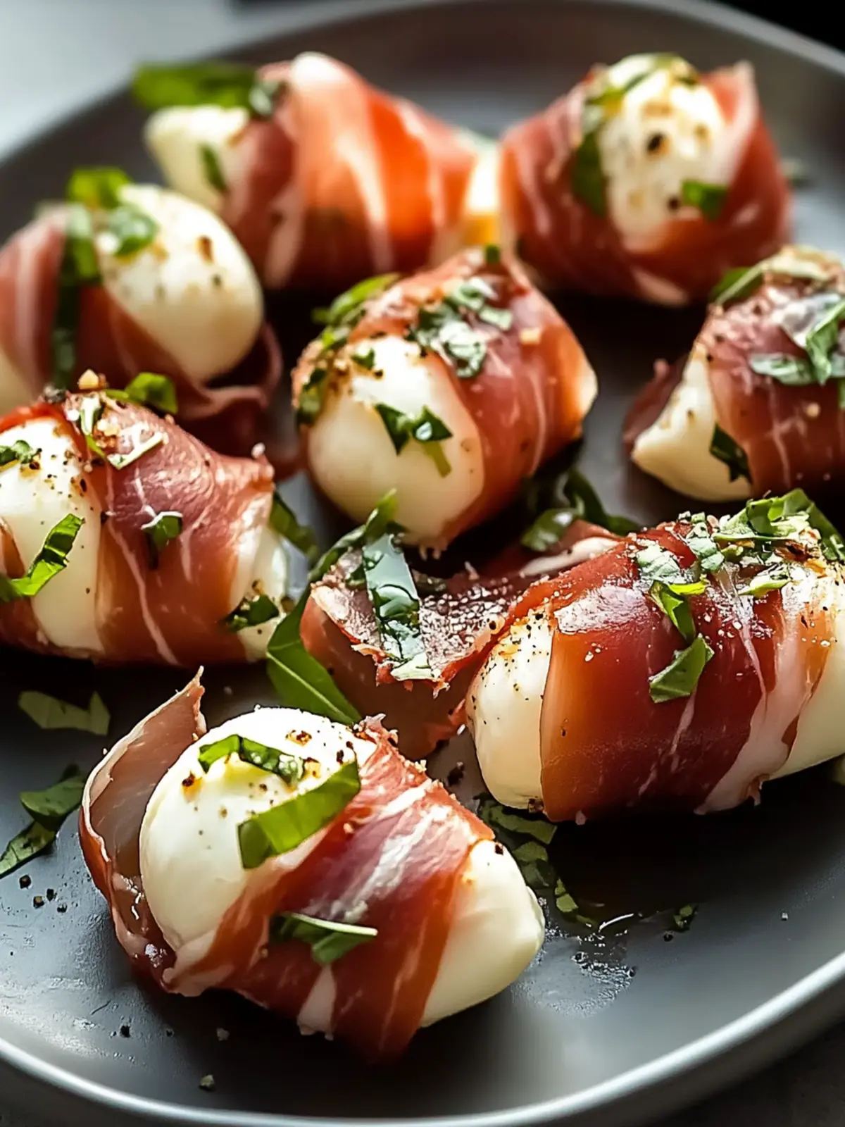 Savory Beef Prosciutto Wrapped Mozzarella Bites to Impress 4 Beef Prosciutto Wrapped Mozzarella Bites