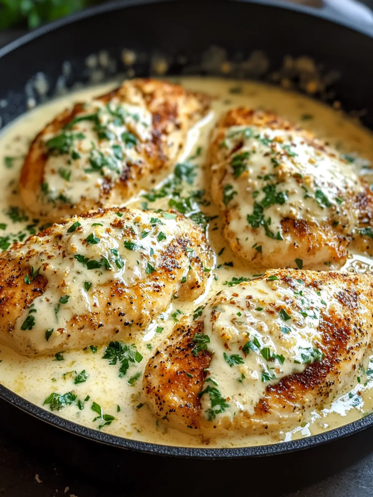 Creamy Garlic Parmesan Chicken That Will Steal Your Heart 4 Creamy Garlic Parmesan Chicken