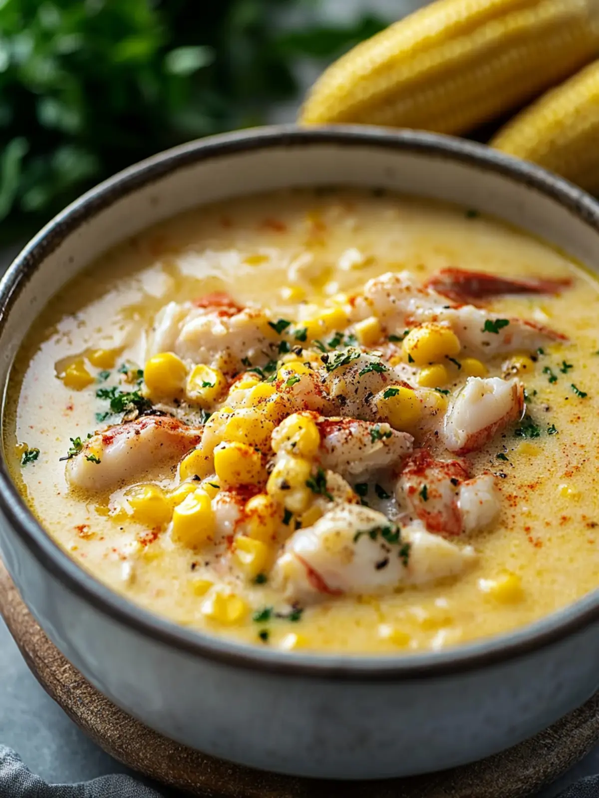 Bobby Flay's Crab Corn Chowder: A Creamy Comfort Classic 4 Crab Corn Chowder