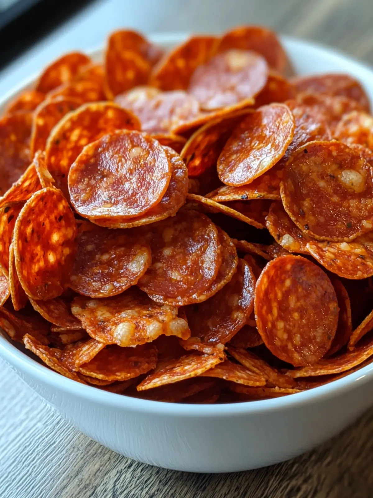 Crispy Pepperoni Chips: Your Ultimate Keto Snack Delight 4 Pepperoni Chips