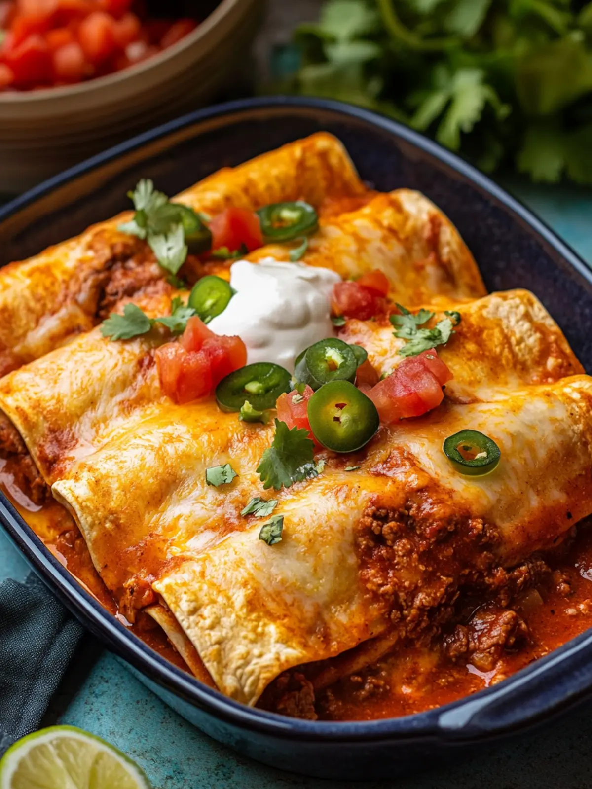 Ultimate Steak Enchiladas for a Cozy Family Feast 2 Steak Enchiladas