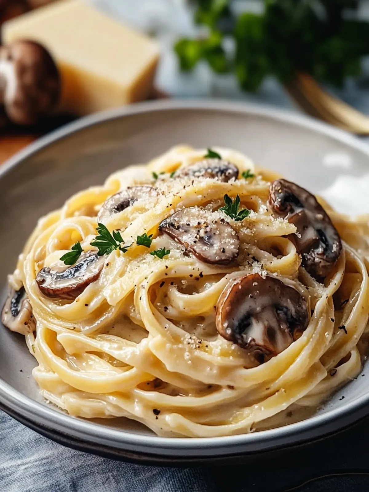 Creamy Caramelized Leek & Mushroom Gruyere Pasta Bliss 4 Creamy Caramelized Leek & Mushroom Gruyere Pasta