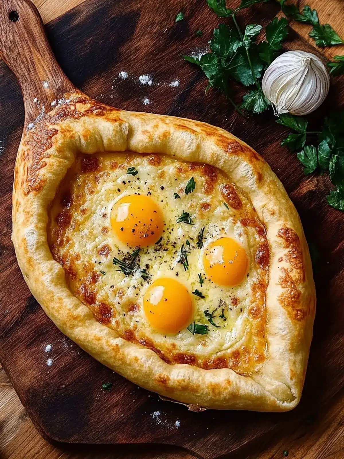 Easy Khachapuri: Comforting Cheese Boat in No Time 3 Easy Khachapuri