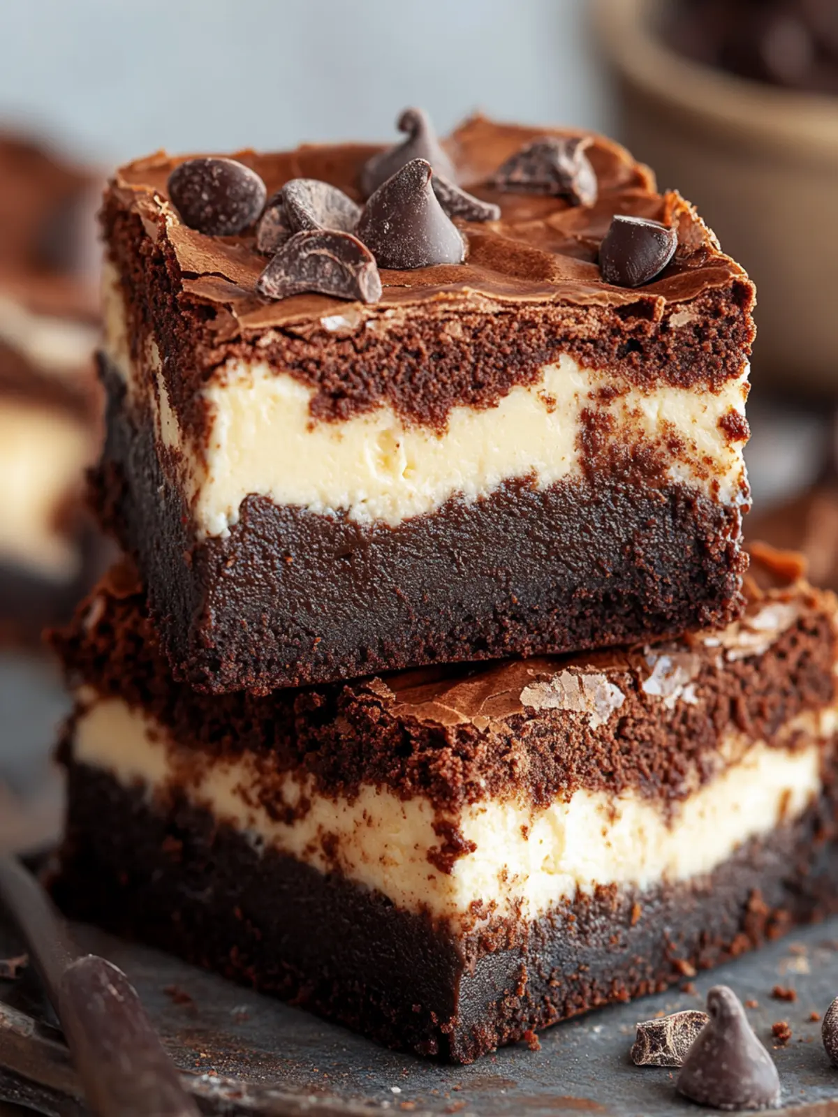 Chocolate Cheesecake Brownies You’ll Want to Devour Today 2 Chocolate Cheesecake Brownies