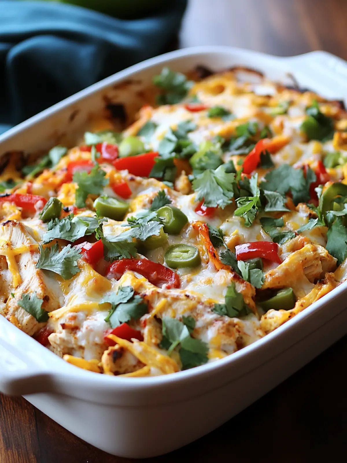 Creamy Chicken Fajita Casserole: Your New Family Favorite 4 Creamy Chicken Fajita Casserole