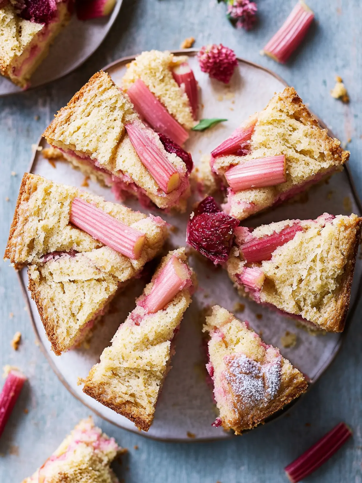 Deliciously Easy Rhubarb Cake for Spring Celebrations 2 Rhubarb Cake