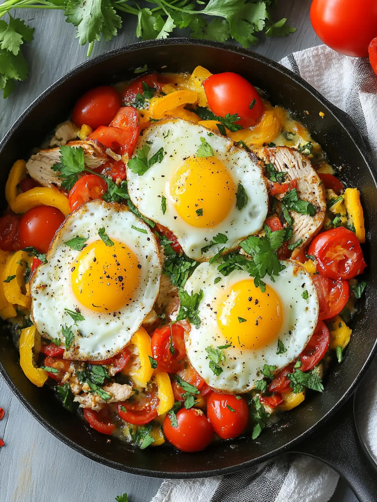 Turkey & Egg Breakfast Skillet for a Wholesome Morning Boost 3 Turkey & Egg Breakfast Skillet