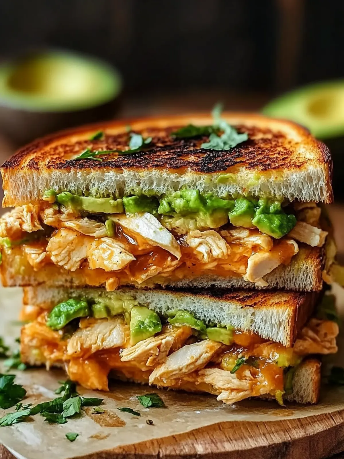 Delicious Chicken Avocado Melt Sandwich for Ultimate Flavor 3 Chicken Avocado Melt Sandwich